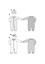 9328 - Kombinezons, Cepure, Galvas Saite - Image 6