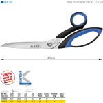 KRETZER Drēbnieku šķēres 24cm Profi modelis - Image 2